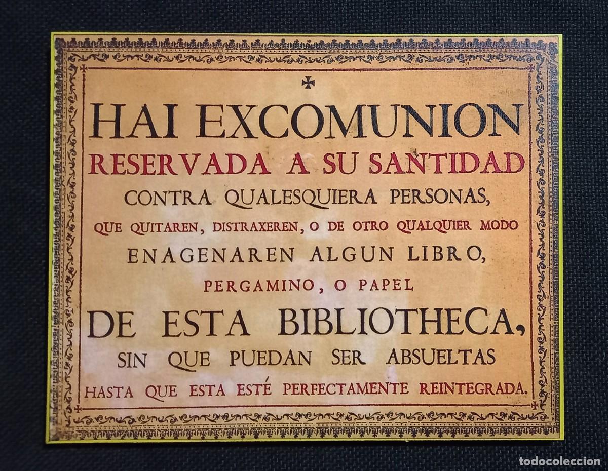 Artesan&iacute;a: Letrero Excomuni&oacute;n de Salamanca