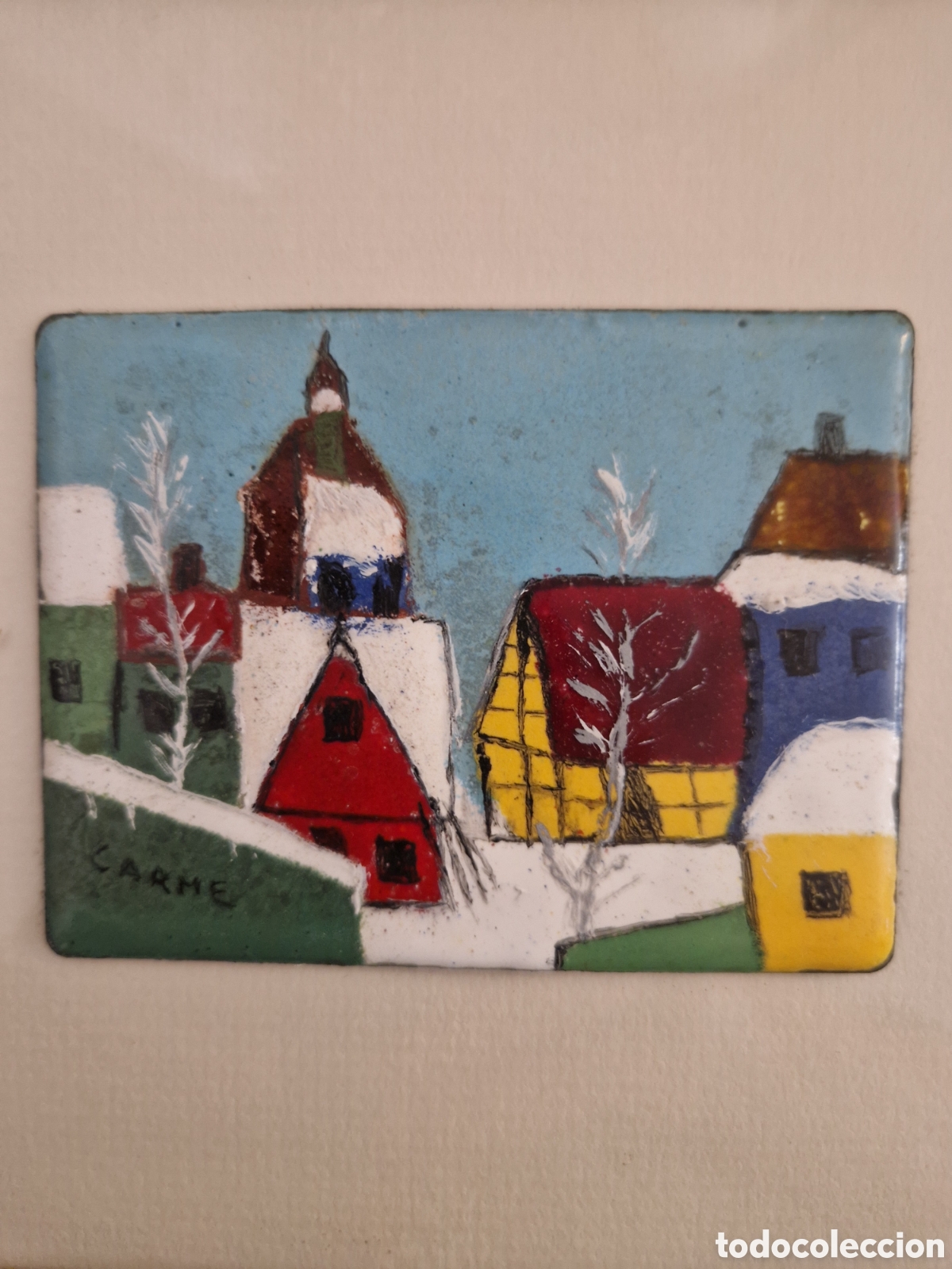 Artesan&iacute;a: Dos cuadros al esmalte - Foto 5