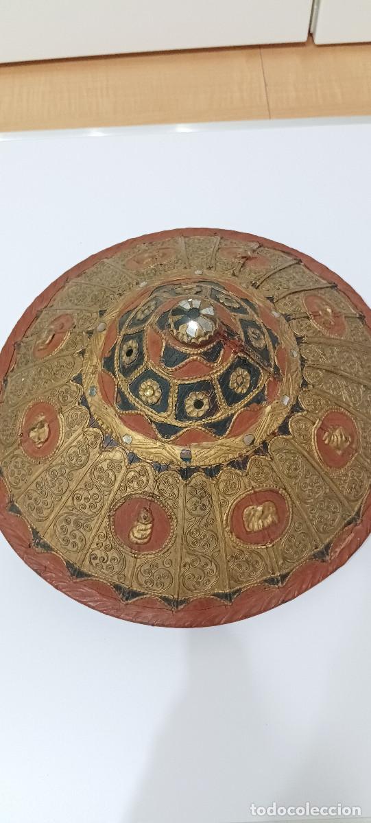 Artesan&iacute;a: Sombrero Birmania a&ntilde;os 90 Decoraci&oacute;n