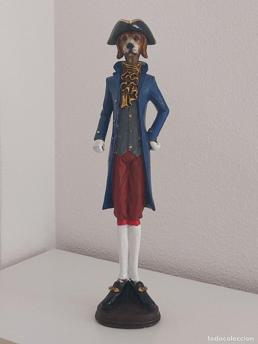 Artesan&iacute;a: Gran Figura de Perro Arist&oacute;crata Vintage (51 cm)