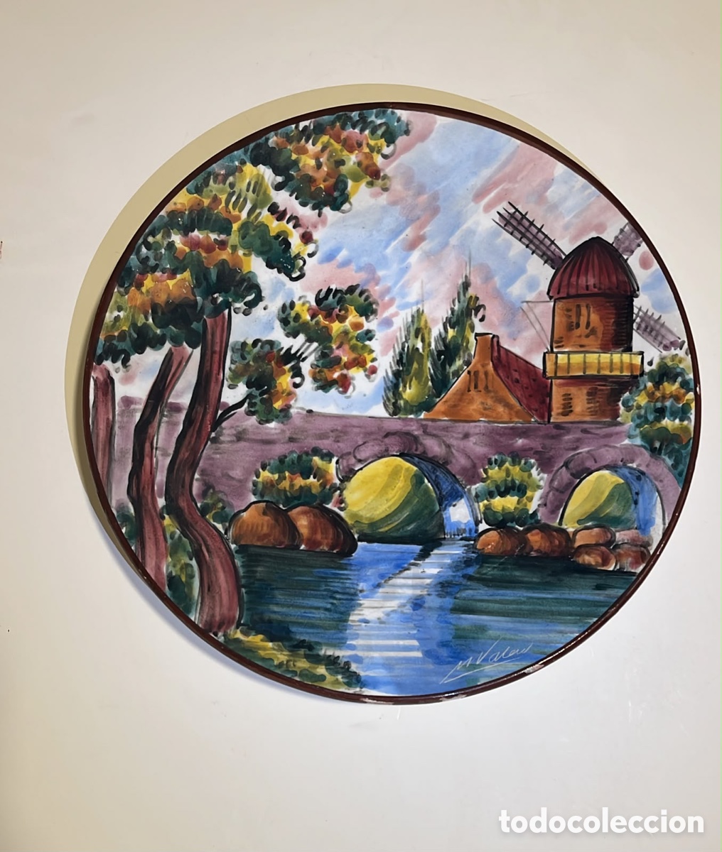 Artesan&iacute;a: Plato cer&aacute;mica M Valau