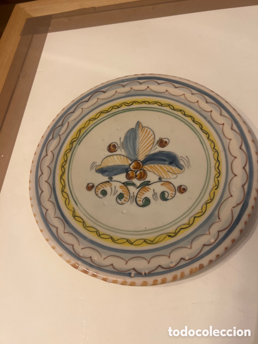 Artesan&iacute;a: Plato cer&aacute;mica pintado a mano