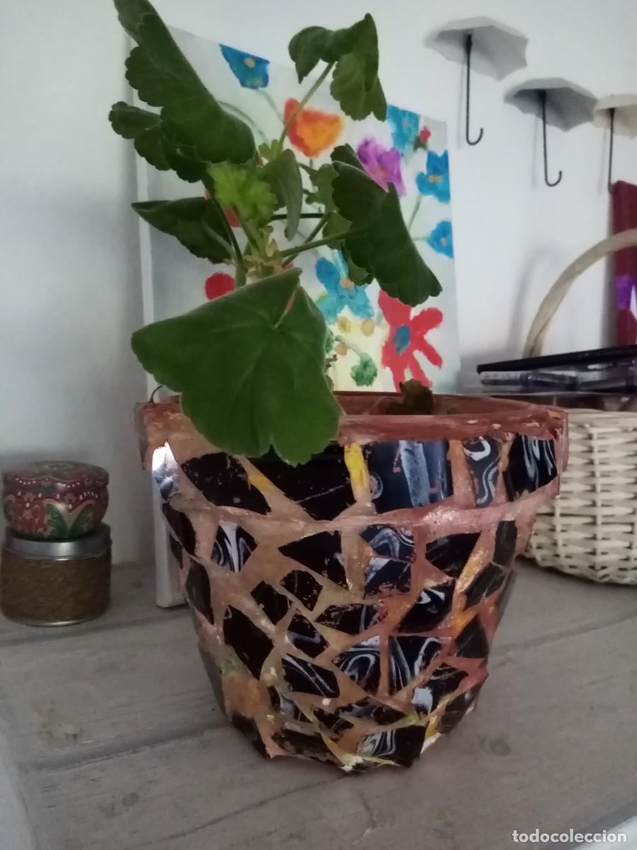 Artesan&iacute;a: Maceta Decoraci&oacute;n r&uacute;stica