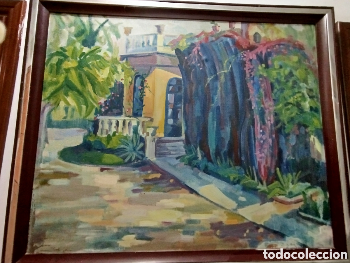 Artesan&iacute;a: *CUADRO ORIGINAL GRANDE - VIVEROS DE VALENCIA - 600&euro;*