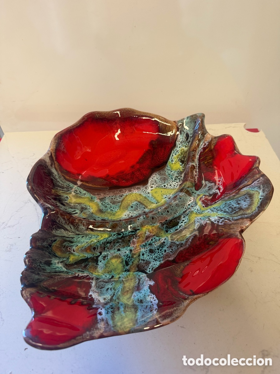 Artesan&iacute;a: Centro de mesa Vallauris vintage cer&aacute;mica