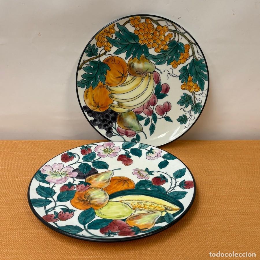 Artesan&iacute;a: Pareja de Platos Decorativos Ceramar