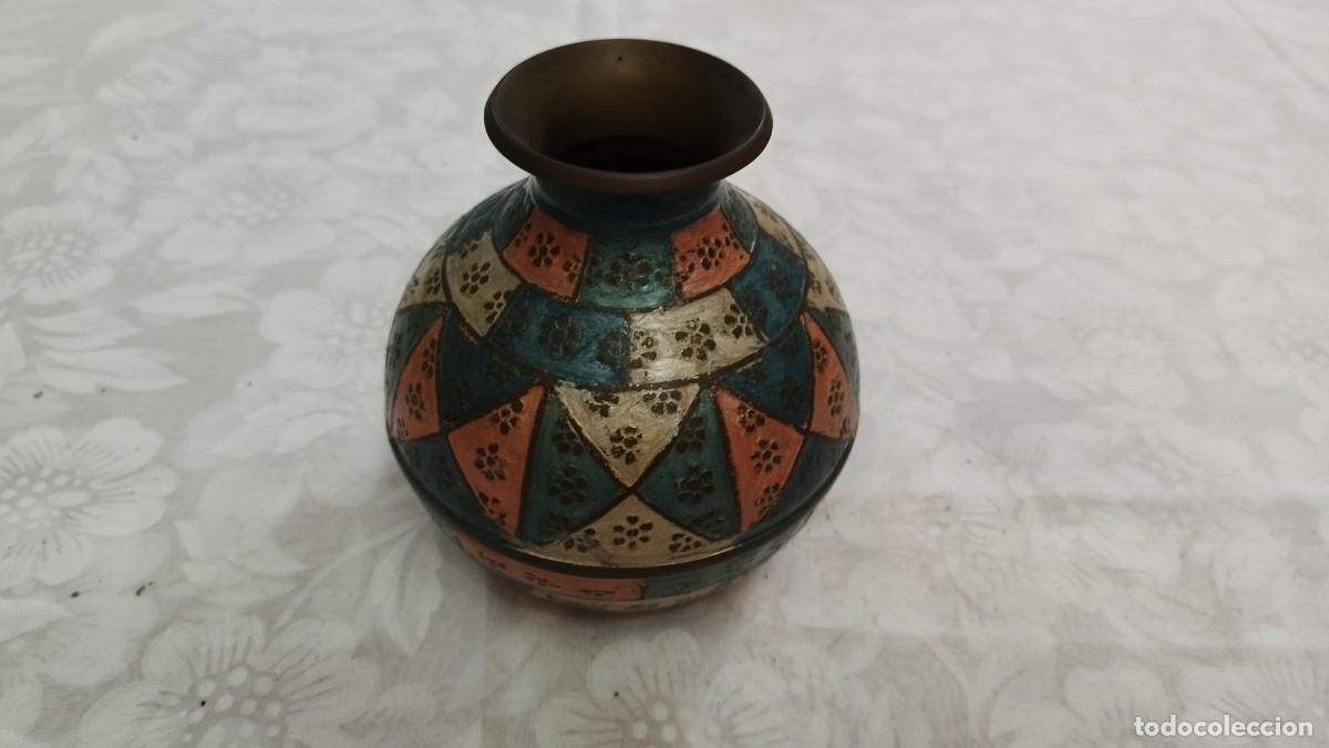 Artesan&iacute;a: Jarron esmaltado hindu
