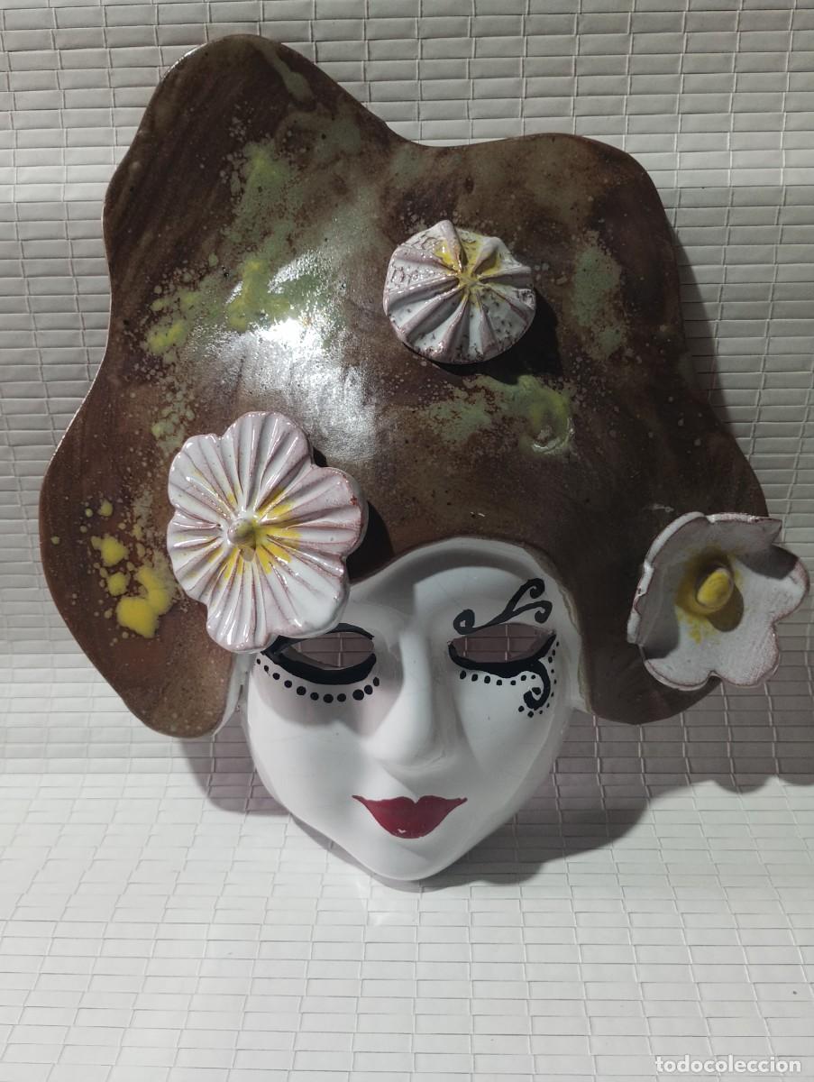 Artesan&iacute;a: MASCARA VENECIANA-ARCILLA.