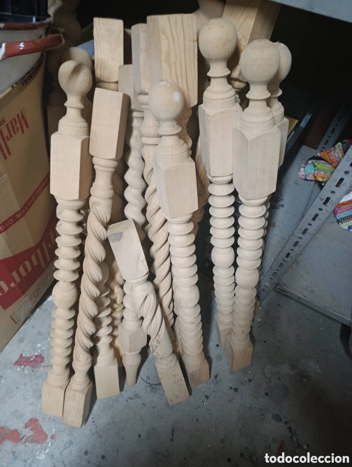 Artesan&iacute;a: Lote de 20. torneados de madera de haya