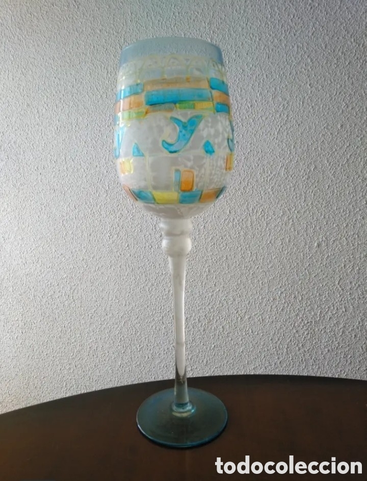 Artesan&iacute;a: Copa de cristal de decoraci&oacute;n