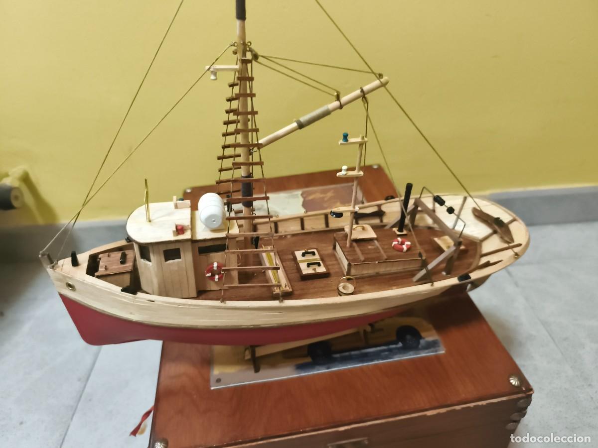 Artesan&iacute;a: Barco pesquero de arrastre t&iacute;pico de la costa brava