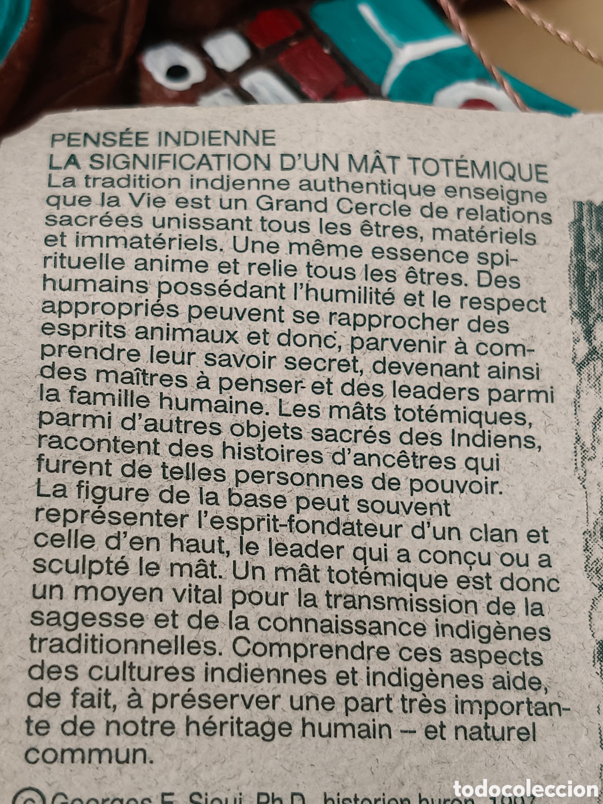 Artesan&iacute;a: T&oacute;tem indio del Canad&aacute; - Foto 5