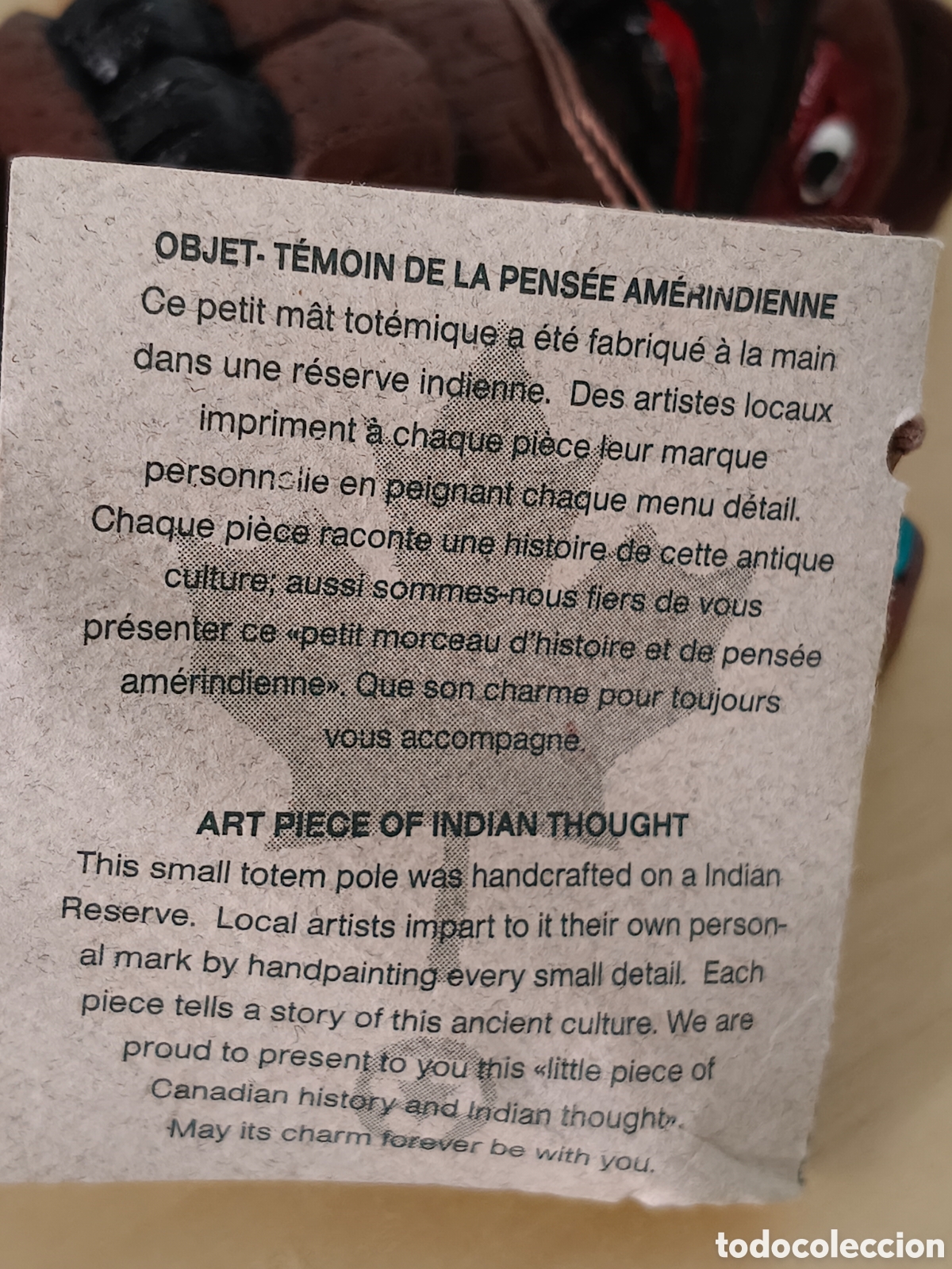 Artesan&iacute;a: T&oacute;tem indio del Canad&aacute; - Foto 7