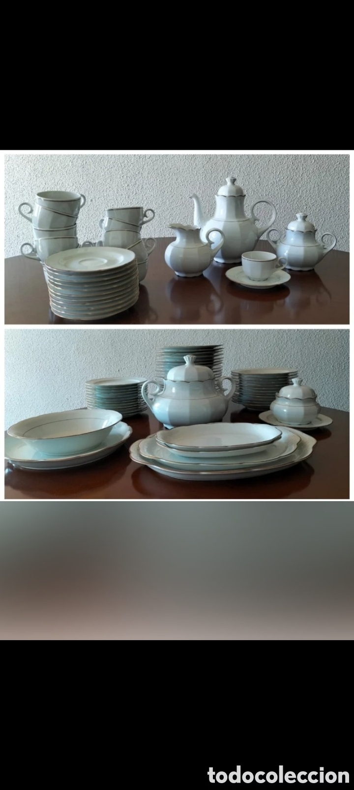 Artesan&iacute;a: Vajilla + juego de caf&eacute; de porcelana