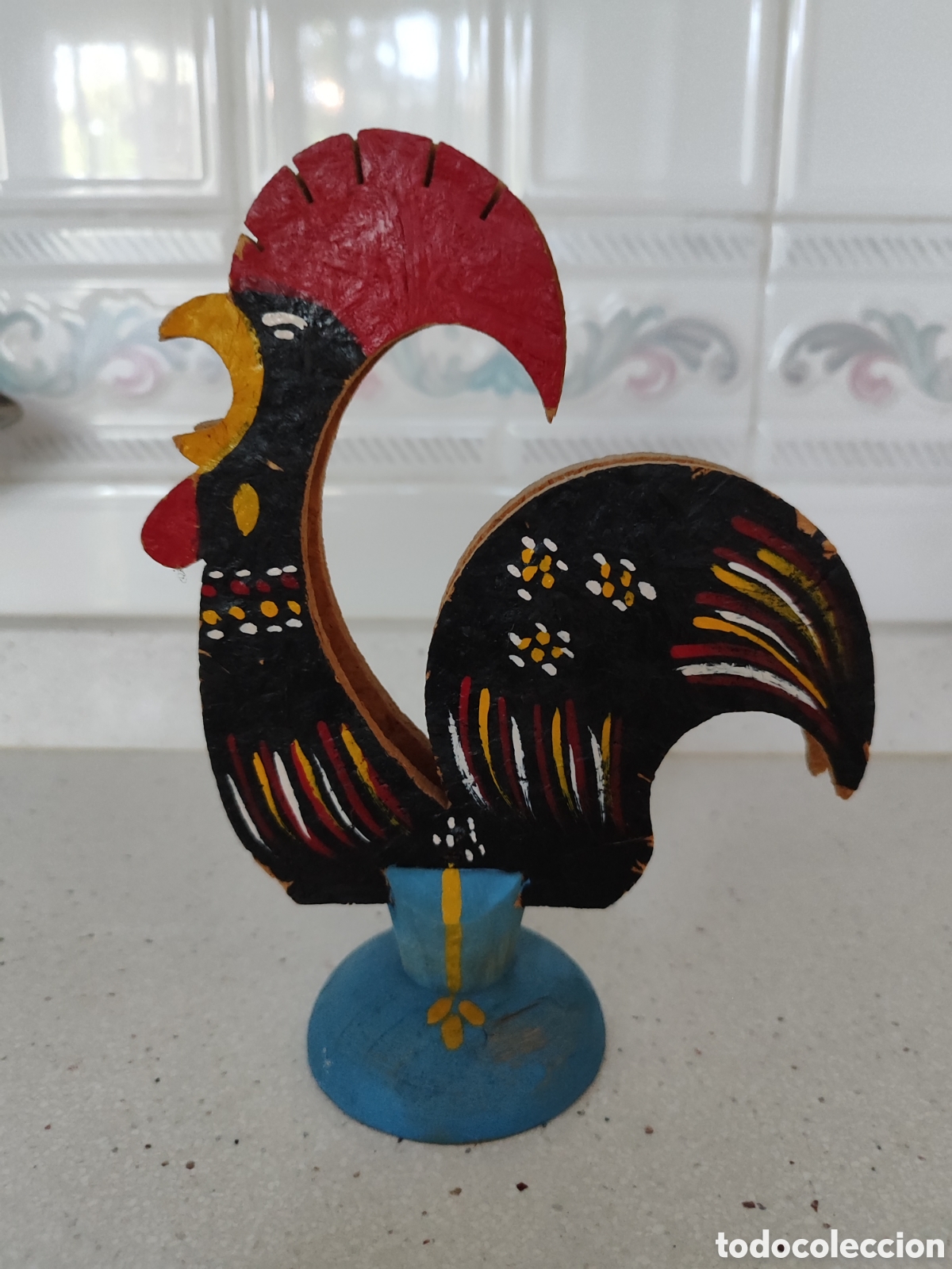 Artesan&iacute;a: Gallo portugu&eacute;s de madera