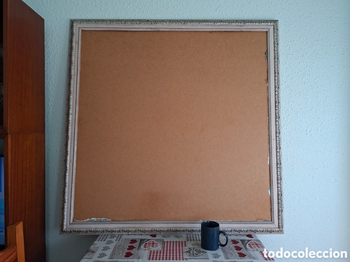 Artesan&iacute;a: Gigante marco antiguo en madera tallada