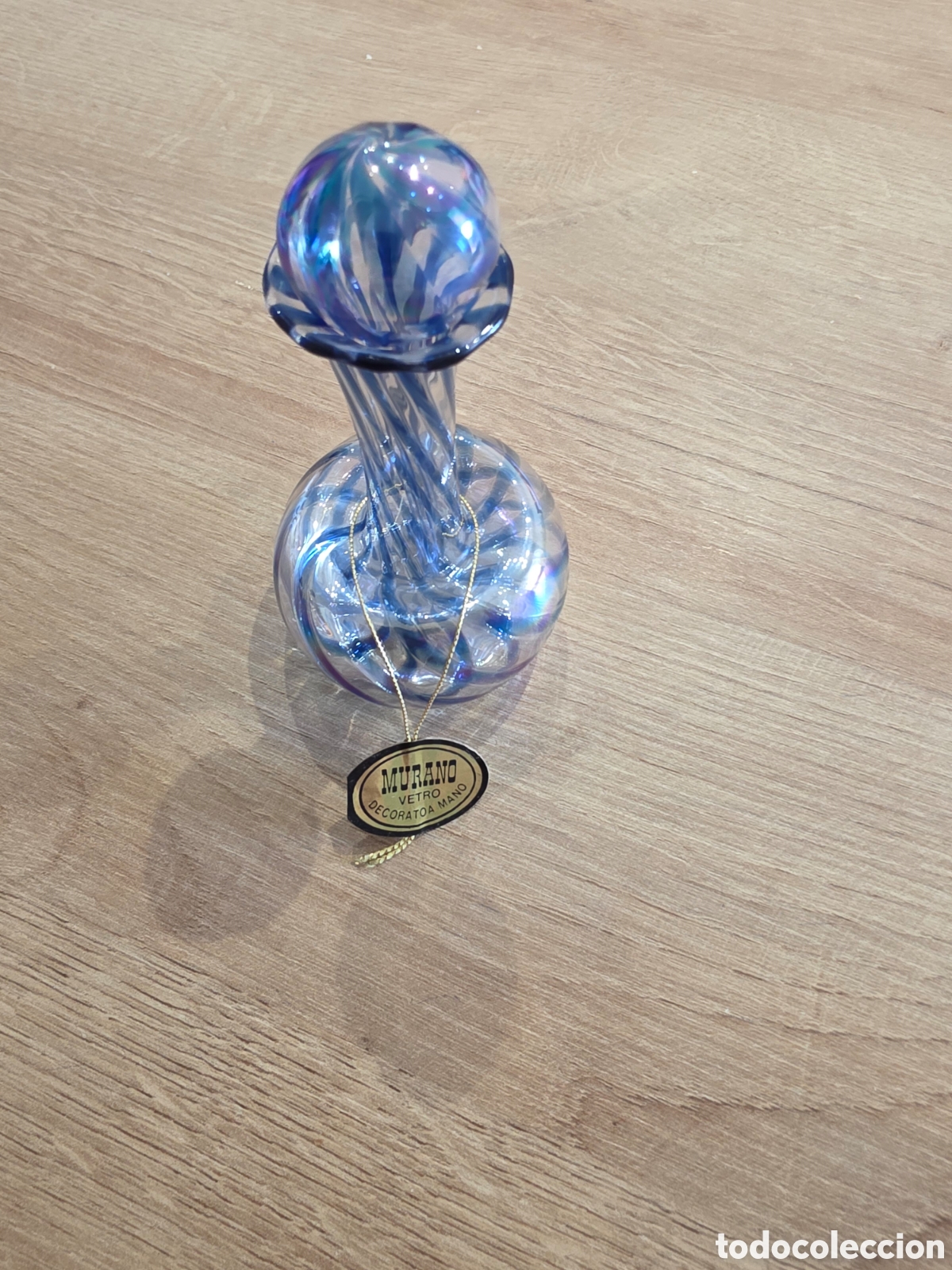 Artesan&iacute;a: Mini Jarr&oacute;n Cristal Murano azul