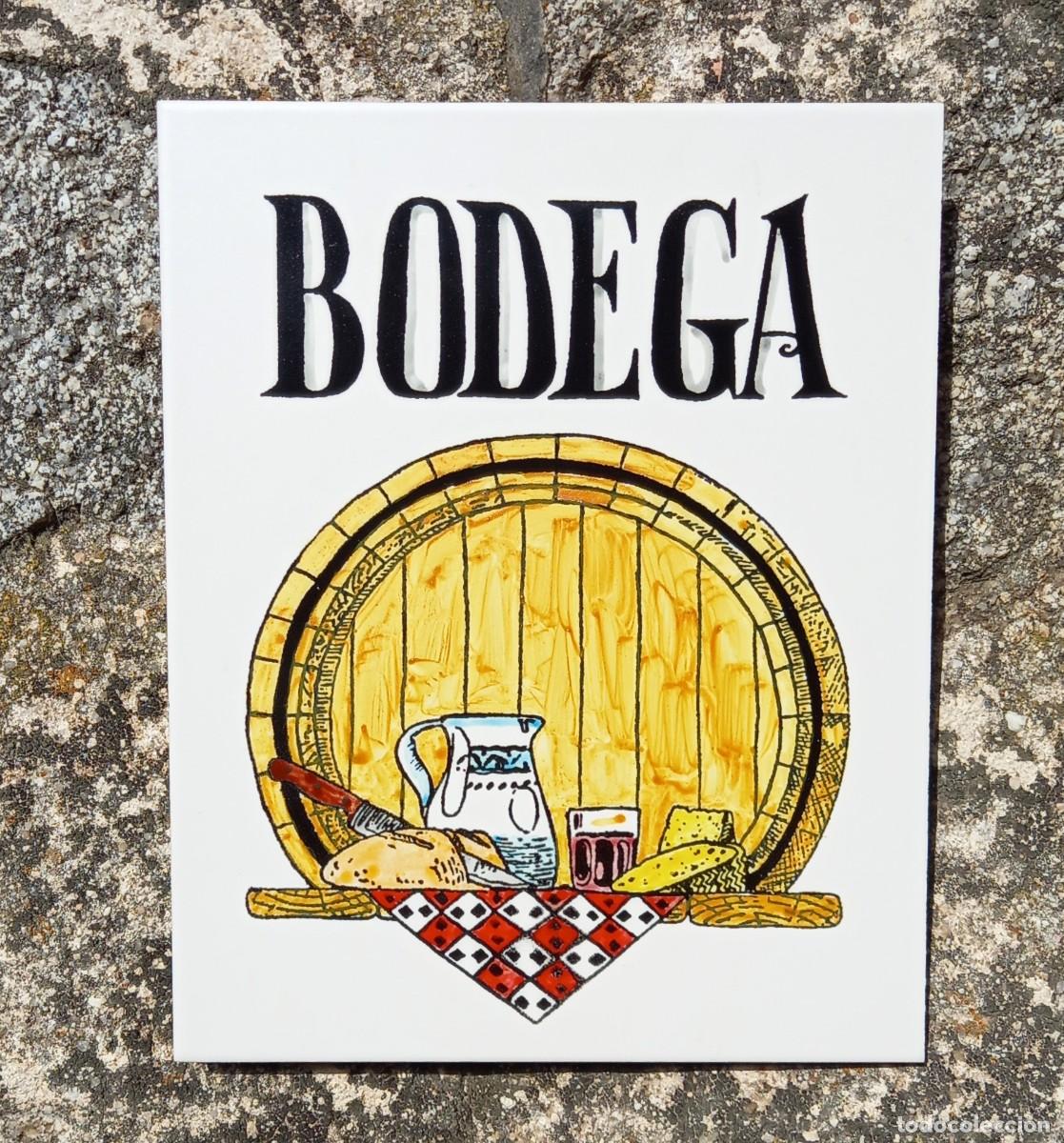 Artesan&iacute;a: Azulejo cer&aacute;mico BODEGA