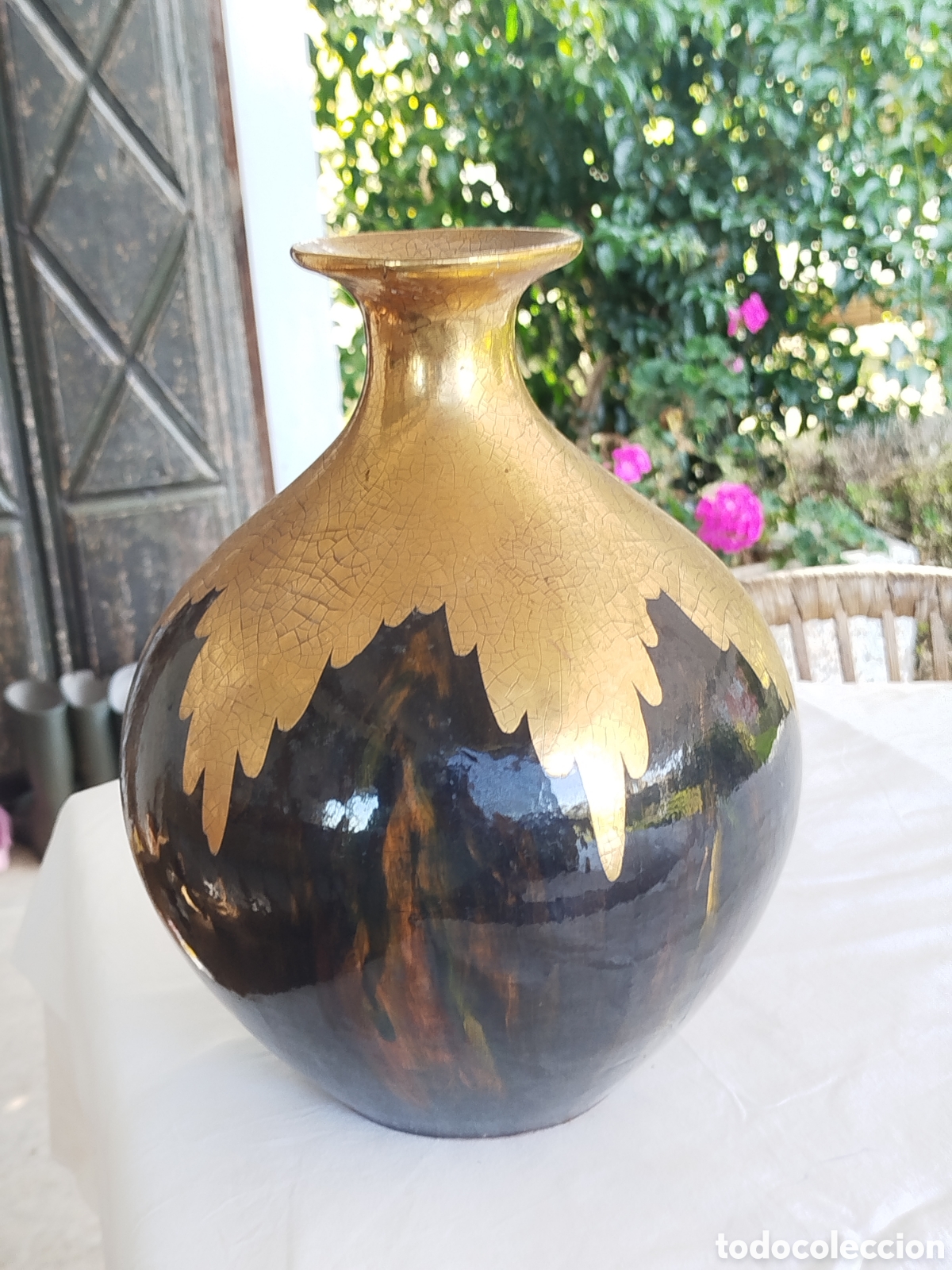 Artesan&iacute;a: Jarr&oacute;n de barro esmaltado