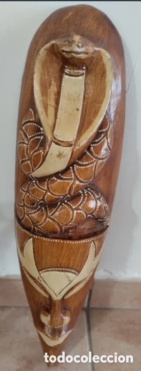 Artesan&iacute;a: M&aacute;scara decorativa Tribal cobra