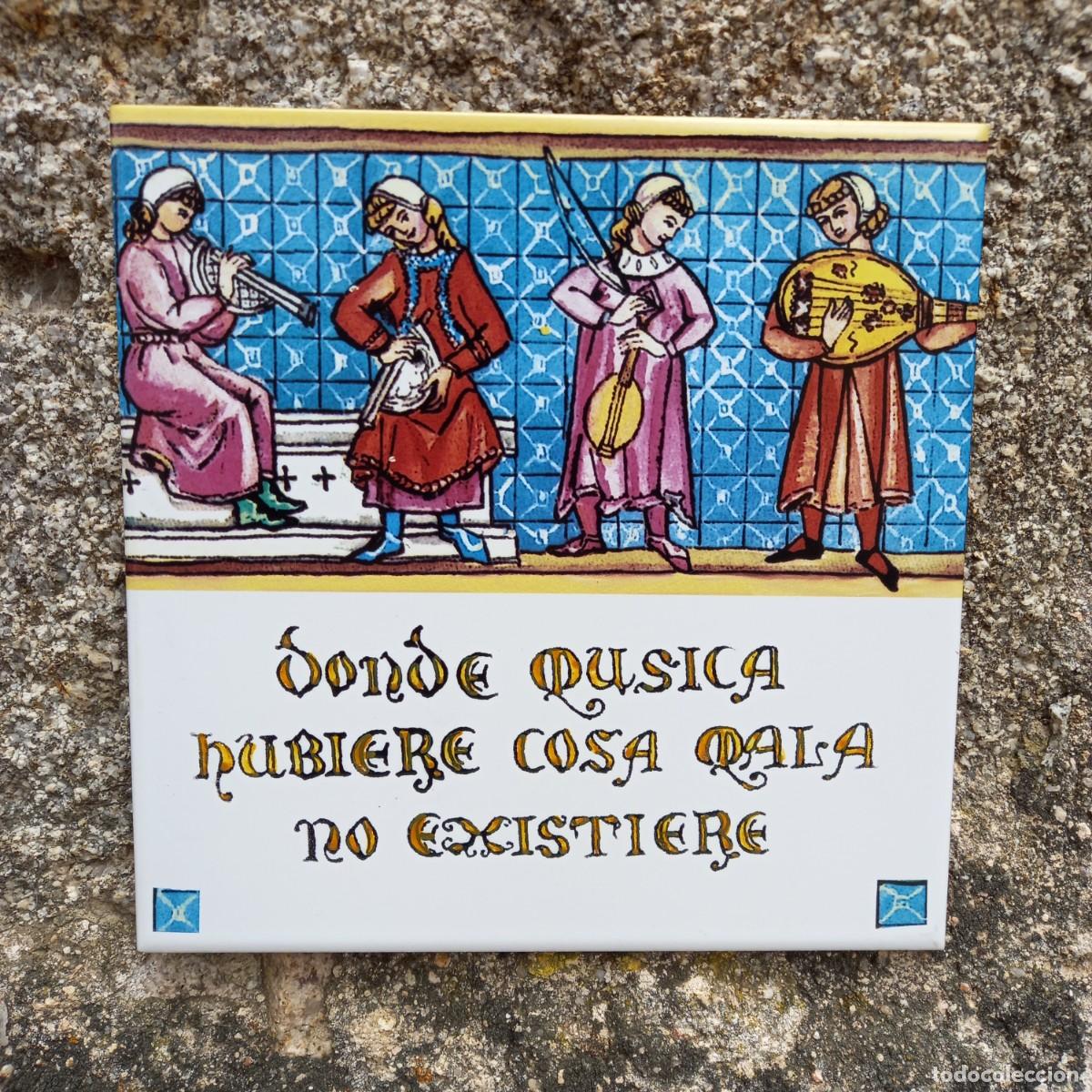 Kunsthandwerk: Azulejo M&uacute;sica hubiere