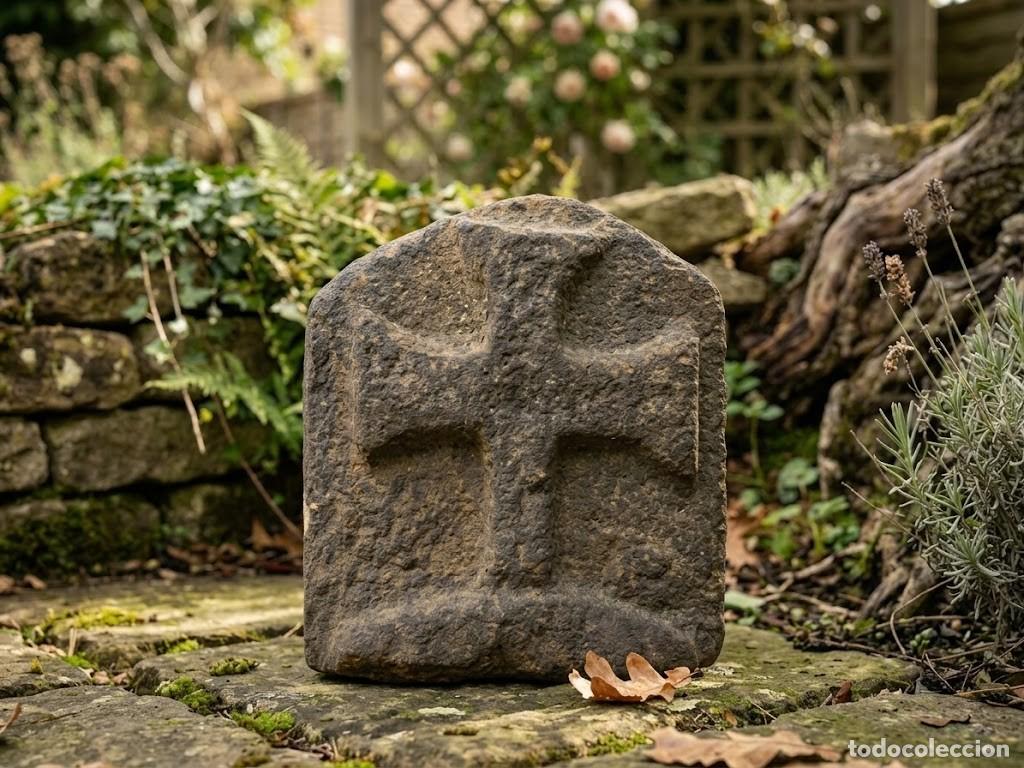 Artesan&iacute;a: Puerta de horno templaria en granito portugu&eacute;s &bull; pieza etnogr&aacute;fica