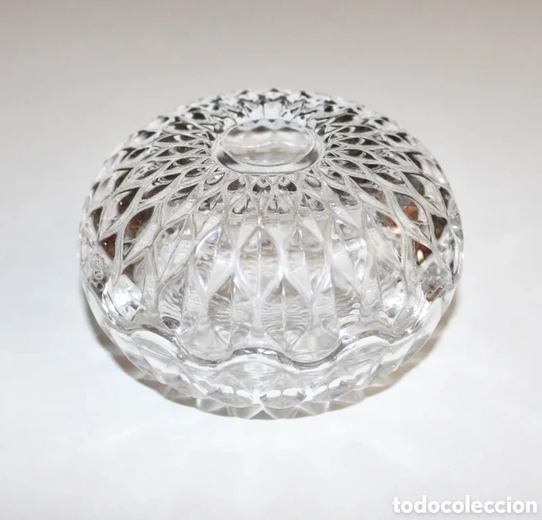 Artesan&iacute;a: Hermosa bombonera confitera vintage, cristal fino