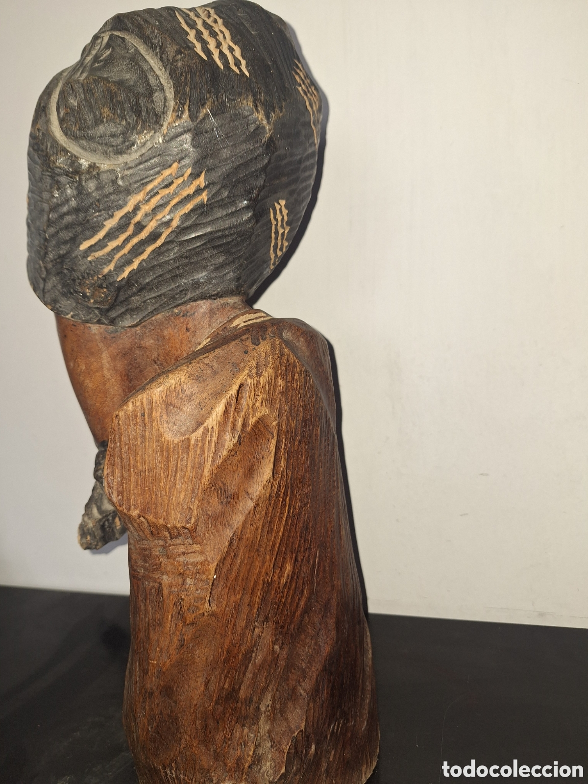 Artesan&iacute;a: Busto de madera tallado - Foto 4