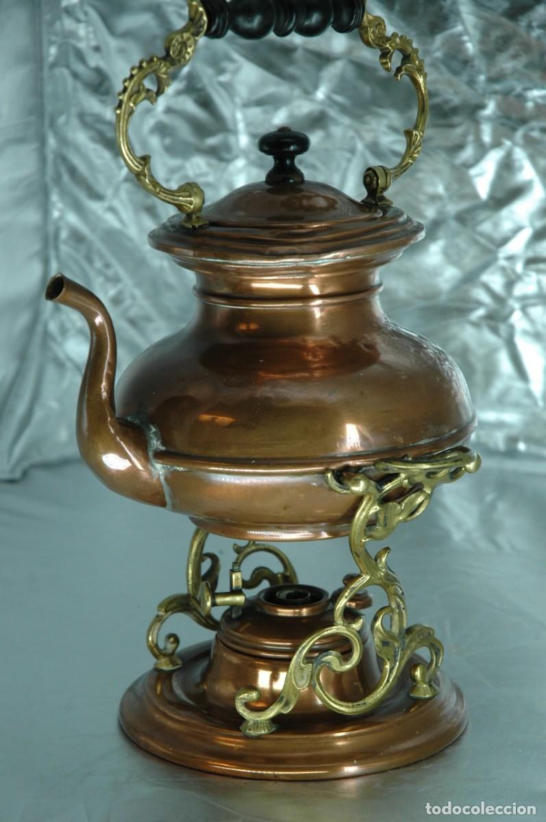 Artesanato e Manualidades: ANTIGUA TETERA VICTORIANA DE COBRE