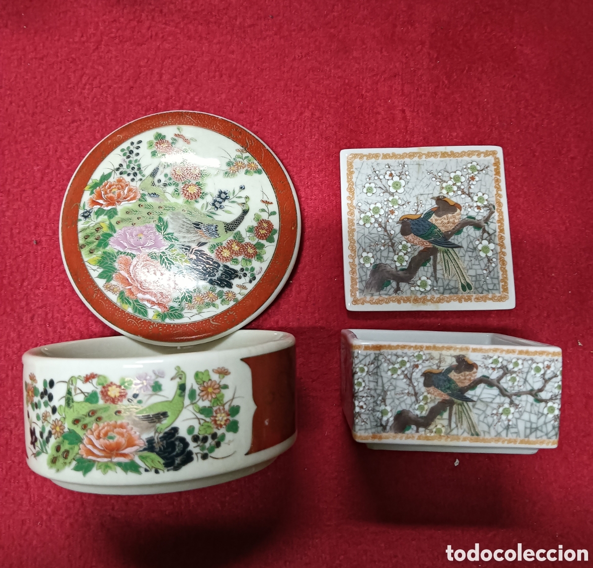 Artesan&iacute;a: Pack 2 cajas joyeros porcelana Japoneses