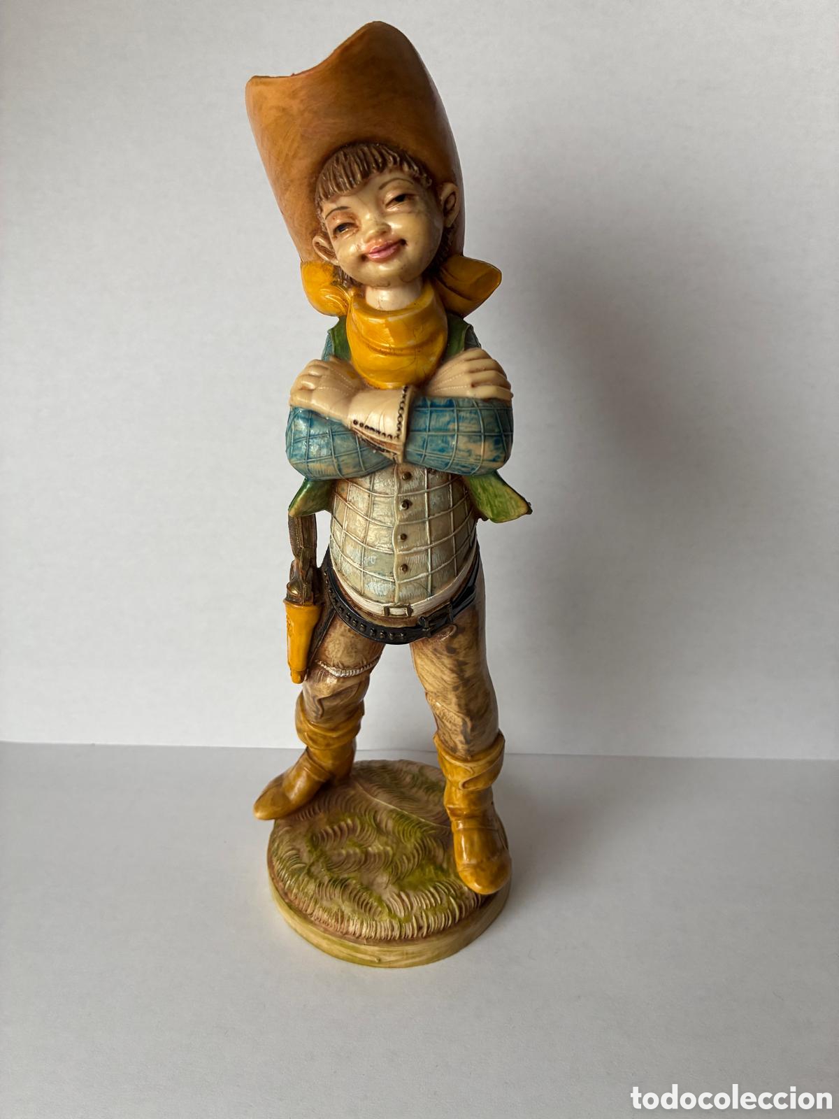 Artesanato e Manualidades: Figura FONTANINI Depose Italy mod.601 vaquero a&ntilde;os 70