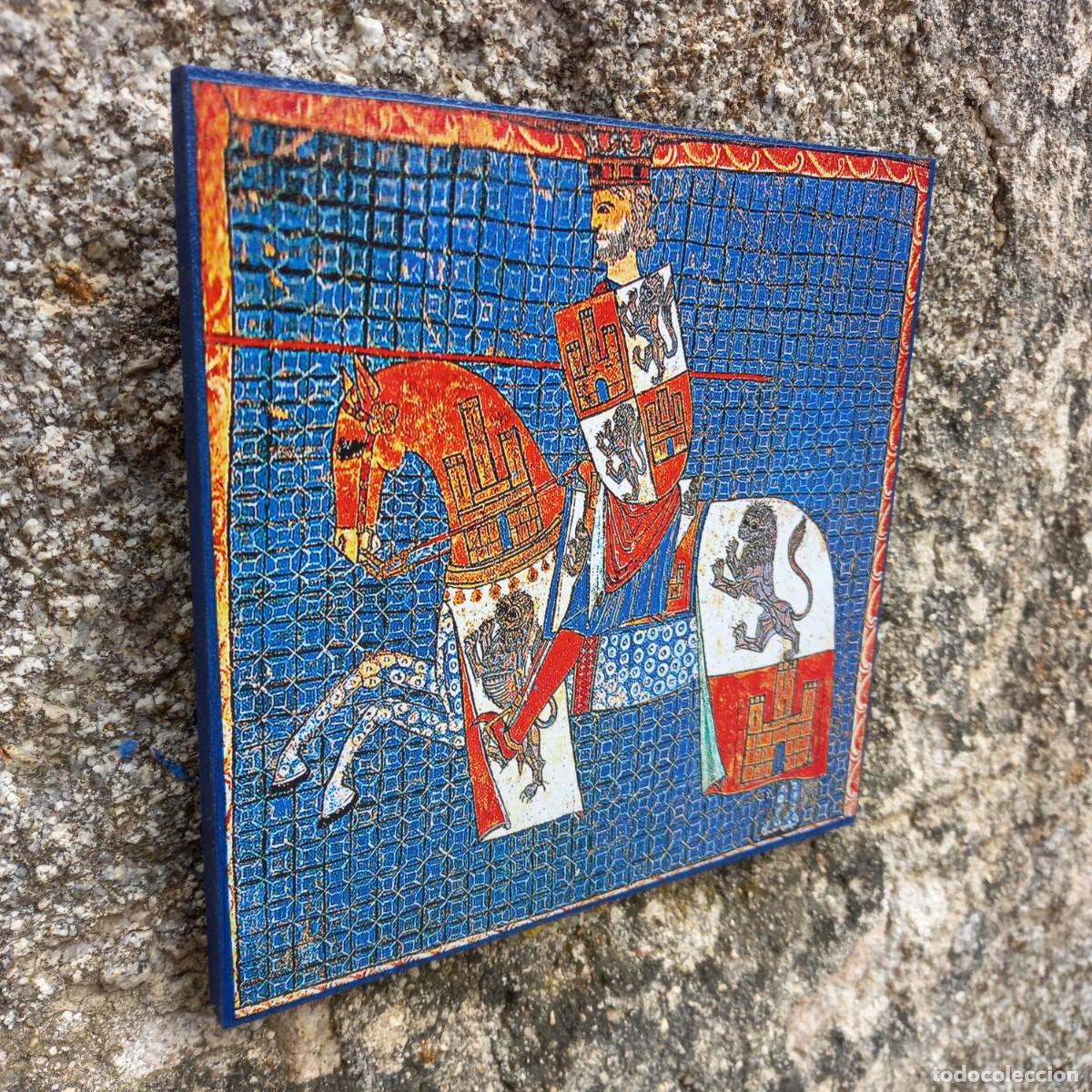 Artesan&iacute;a: Cuadro Rey Alfonso X - Foto 2