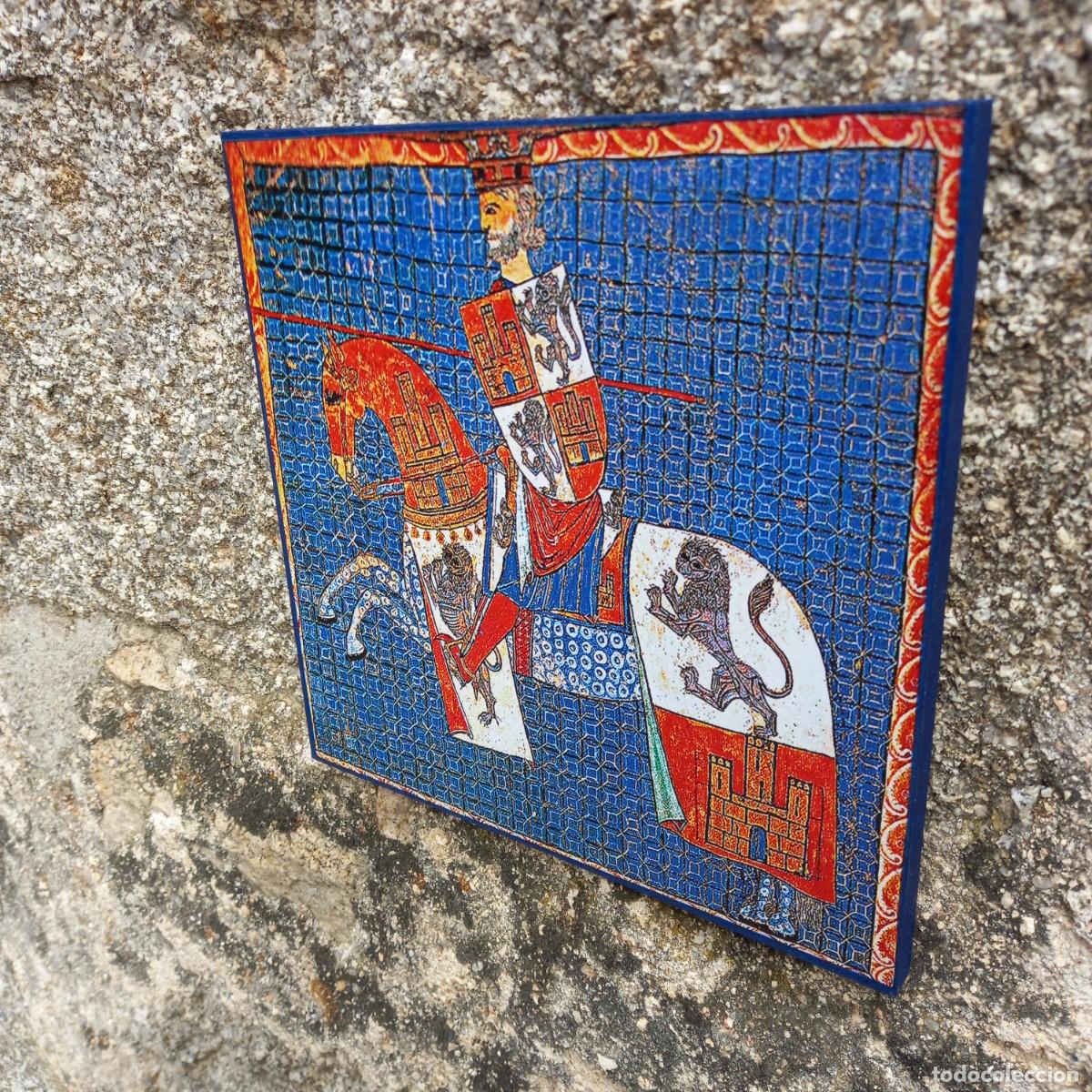 Artesan&iacute;a: Cuadro Rey Alfonso X - Foto 4