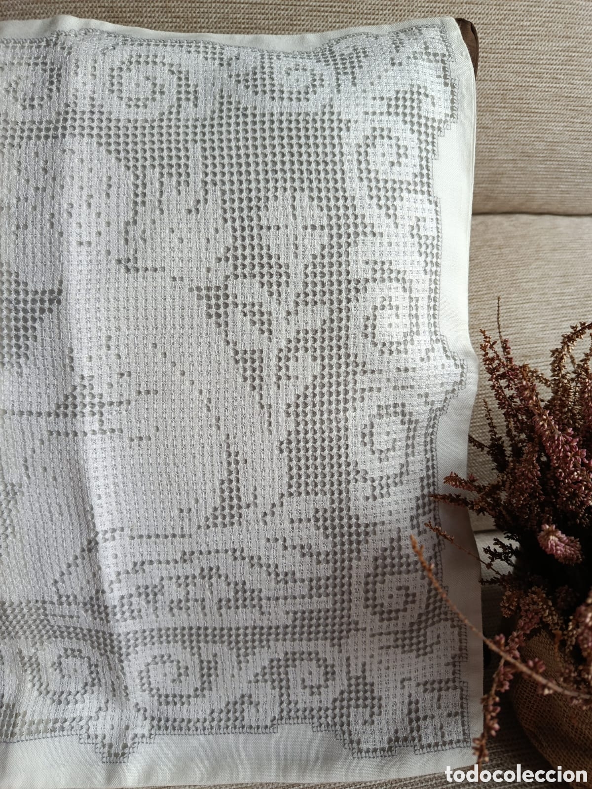 Artesan&iacute;a: Funda de cojin Lagarter - Foto 2