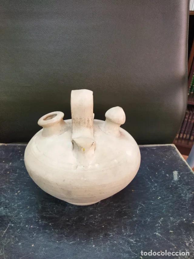 Artesan&iacute;a: Botijo de barro blanco - Foto 2