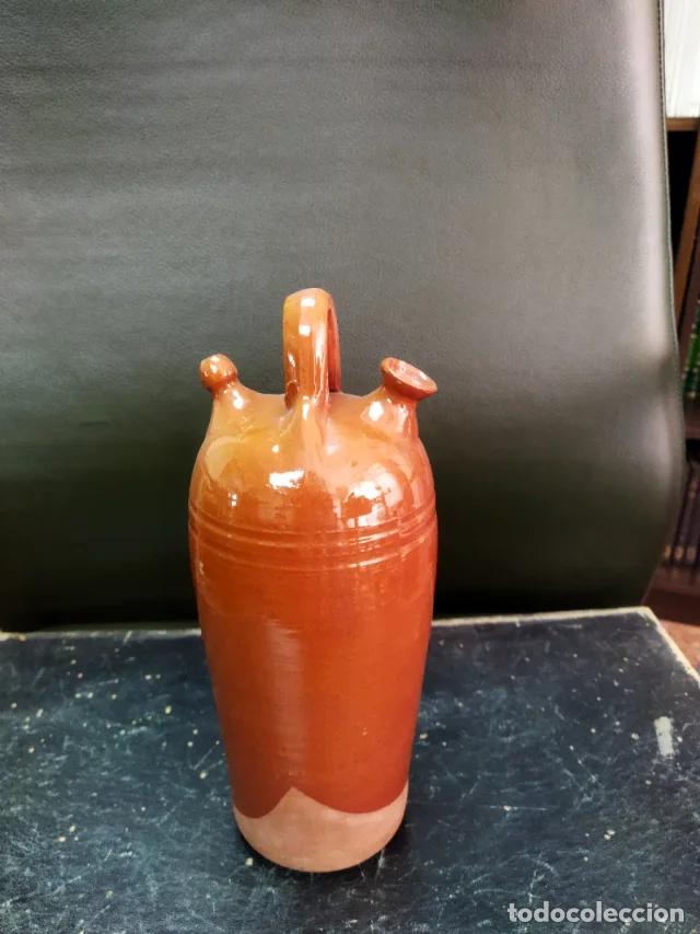 Artesan&iacute;a: Botijo de cer&aacute;mica r&uacute;stico