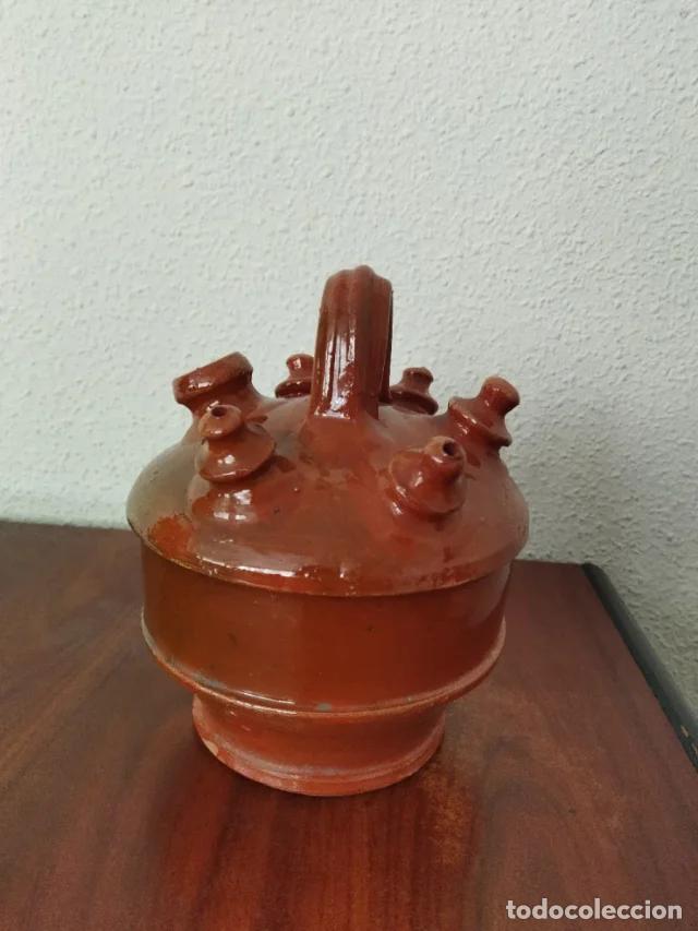 Artesan&iacute;a: Botijo artesanal con asa