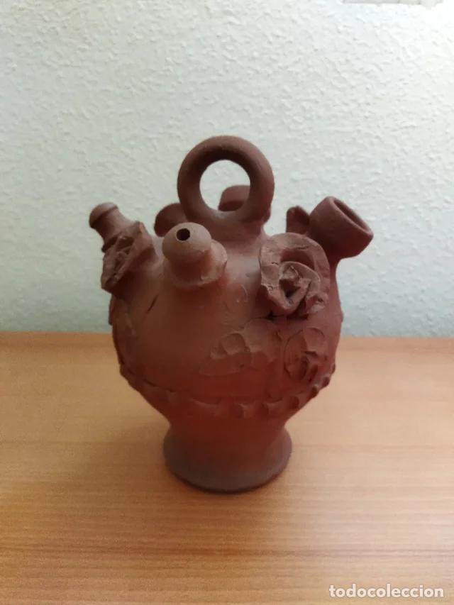 Artesan&iacute;a: Botijo artesanal de barro