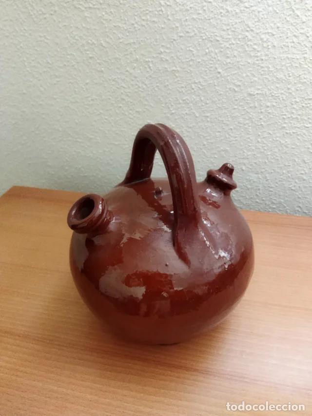 Artesan&iacute;a: Botijo de barro marr&oacute;n - Foto 2