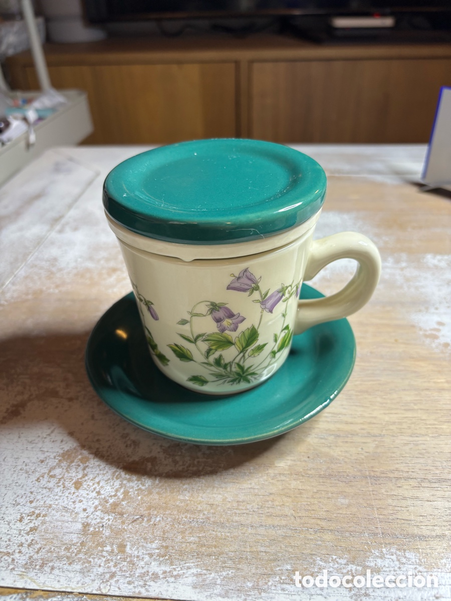 Artesan&iacute;a: Taza de t&eacute;/infusiones vintage de la marca francesa Berger.