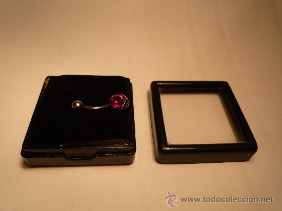 Artesan&iacute;a: Piercing ombligo de acero. Pendiente. - Foto 1
