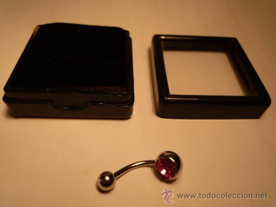 Artesan&iacute;a: Piercing ombligo de acero. Pendiente. - Foto 4