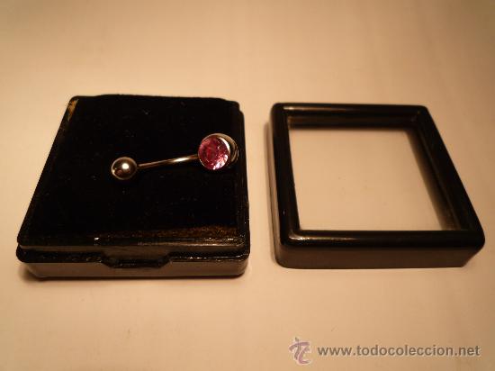 Artesan&iacute;a: Piercing ombligo de acero. Pendiente. - Foto 3