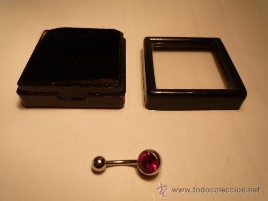Artesan&iacute;a: Piercing ombligo de acero. Pendiente. - Foto 2