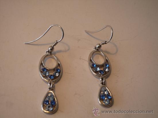 Artesan&iacute;a: PENDIENTES DE RODIO Y STRASS - Foto 1
