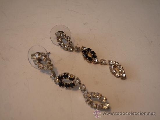 Artesan&iacute;a: PENDIENTES DE RODIO Y STRASS - Foto 1