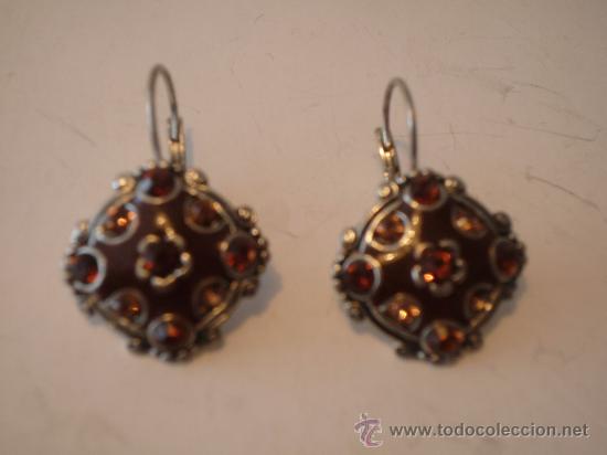 Artesan&iacute;a: PENDIENTES DE RODIO Y STRASS - Foto 1