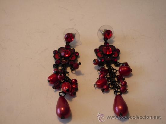 Artesan&iacute;a: PENDIENTES DE RODIO Y STRASS - Foto 1