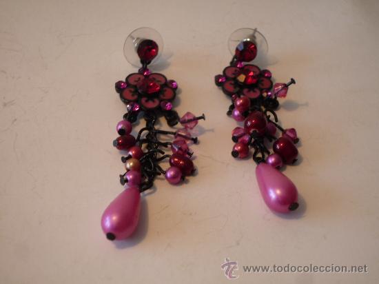 Artesan&iacute;a: PENDIENTES DE RODIO Y STRASS - Foto 1