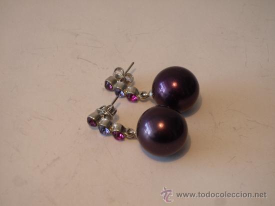 Artesan&iacute;a: PENDIENTES DE RODIO Y STRASS - Foto 1